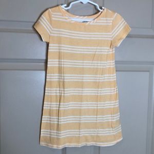 Old Navy 5t peach striped T-shirt dress